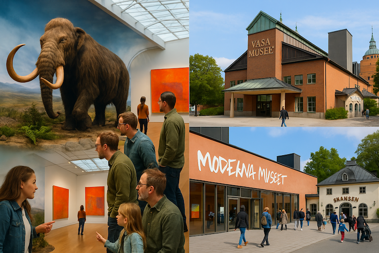 De bästa museerna i Sverige – olika byggnader, utställningar och besökare